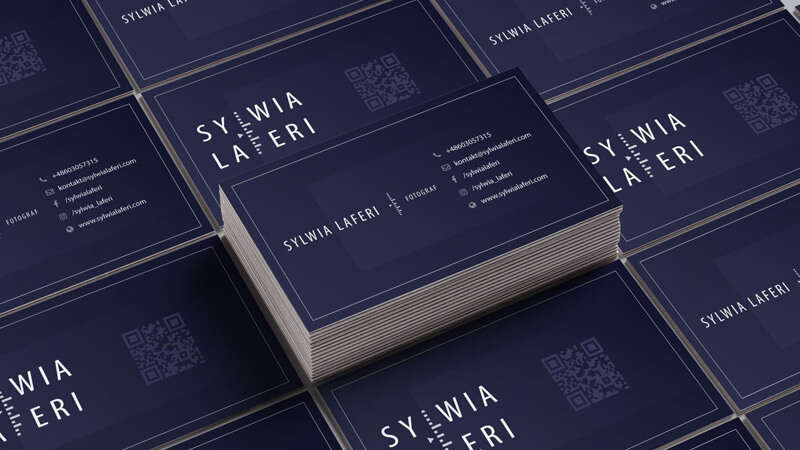 Projekt identyfikacji wizualnej dla fotografa - Sylwia Laferi